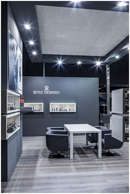 Detail Ansicht messestand Sitzgruppe