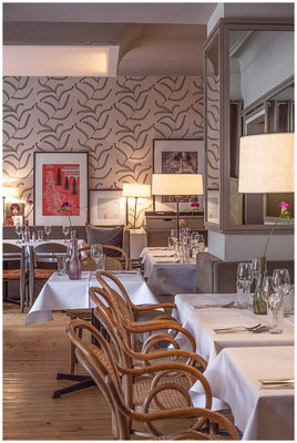 Restaurantbereich im Hotel – Interiorfotografie für Gastronomie und Hotellerie.