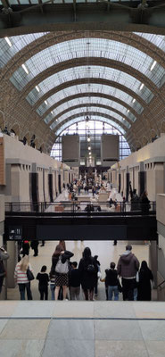 Blick in die Haupthalle Musée d'Orsay