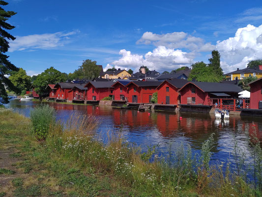 Flußvedoute von Porvoo