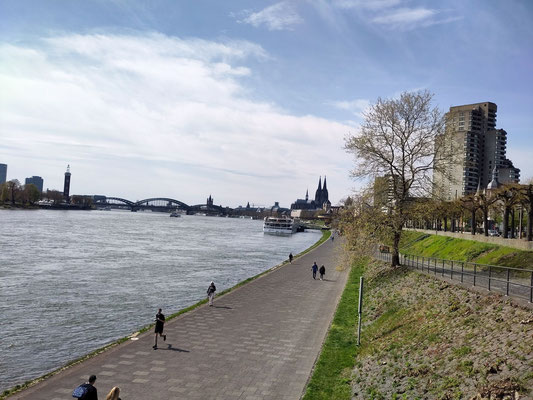 Der Rhein bei Köln