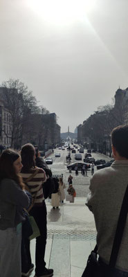 Blick von der Madeleine zur Place de la Condorde