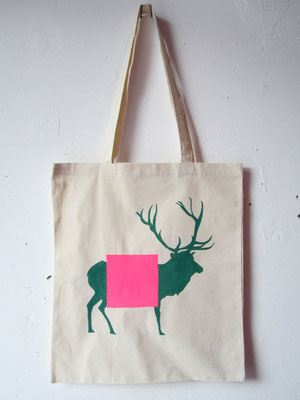 handgeschilderde tas / hand painted tote bag