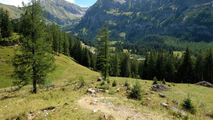 Im Aufstieg zur Langermatten