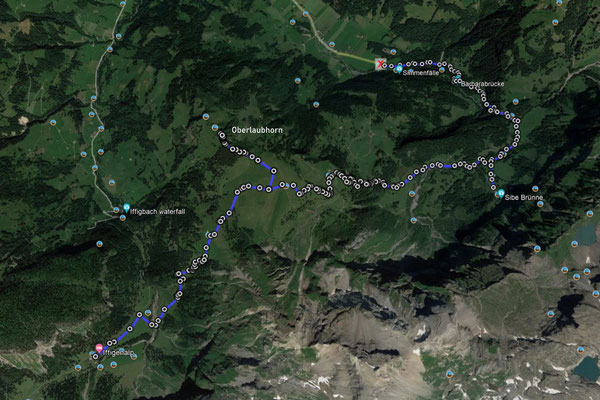 Länge der Wanderung: 10km, Aufstieg: 960m, Abstieg: 480m