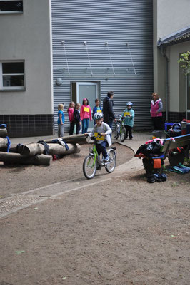 Die Wasserttransportstation im grünen Klassenzimmer