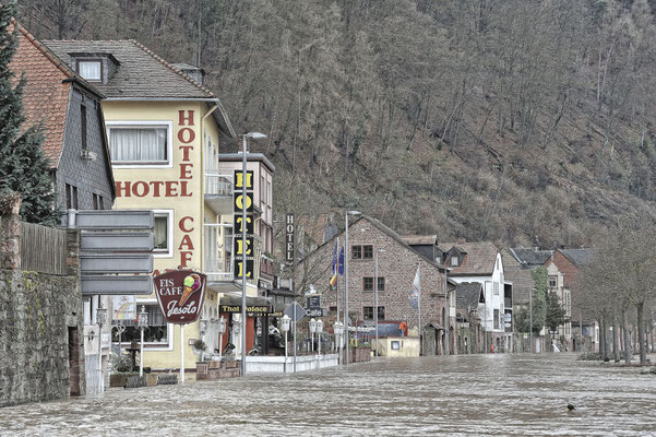 Miltenberg am Main - Hochwasser 01/2011