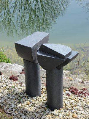 2012-21 Paar, Steinzeug oder Bronze, h=75 cm Auflage 5