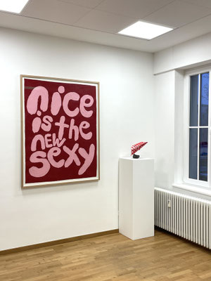 Installation shot besides Esra Gulden - Paperwork.