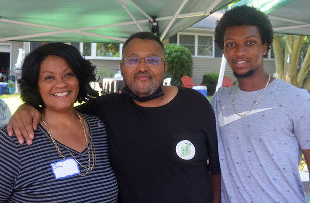 Jill, husband Felton and son Ryan