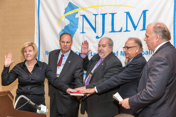 Colleen sworn in as president of the NJ State League of Municipalities