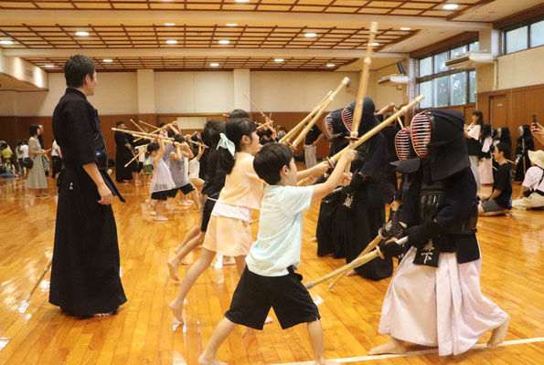 剣道体験　面打ち
