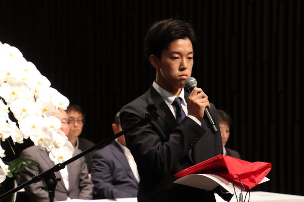 　深谷啓人　挨拶
