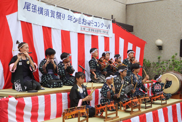 公通組のお囃子