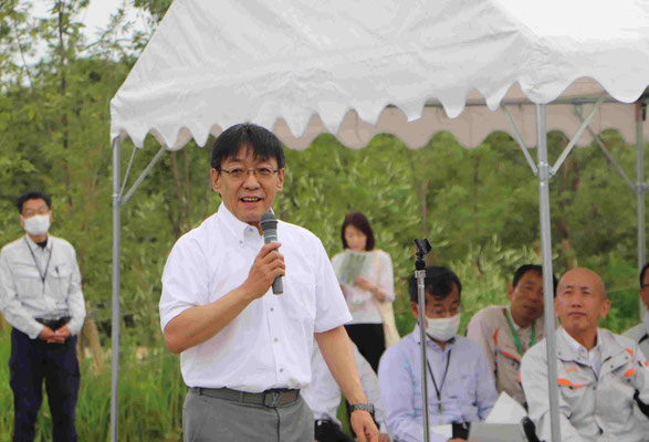加家町内会長　安藤誉三