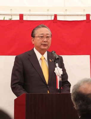 鴻池組　代表取締役社長　渡津弘己氏