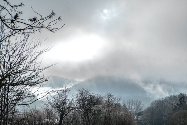 Das war alles was ich von der Sonne zu sehen bekam