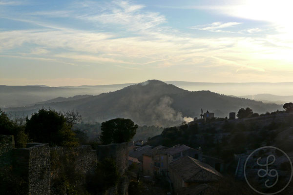 Depuis le château de Saint-Saturnin-les-Apt - Provence (Vaucluse), Novembre 2011