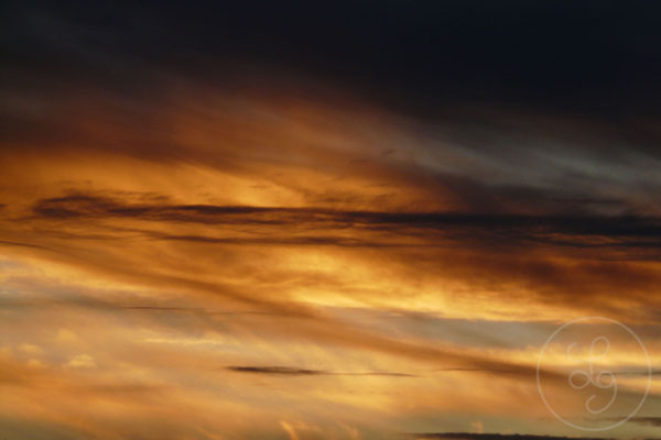 Coucher de soleil depuis ma fenêtre 1 - Montauban (Tarn-et-Garonne), Décembre 2008