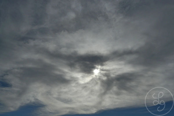 Nuages depuis Roussillon, Provence (Vaucluse), Septembre 2010