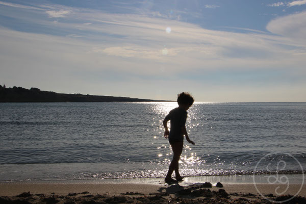 Zakaria, 5 ans, à la mer - vers Marseille, Décembre 2018