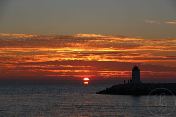 Au coucher de soleil - vers Marseille, Décembre 2018