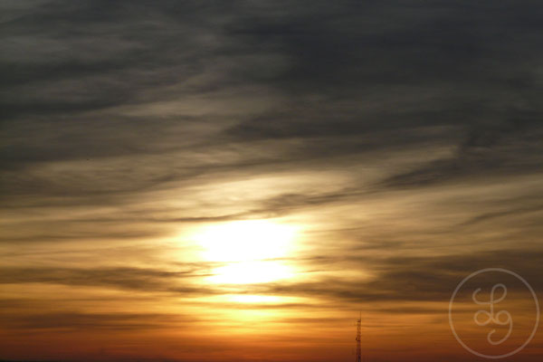 Nuages depuis ma fenêtre - Montauban (Tarn-et-Garonne), Mars 2009