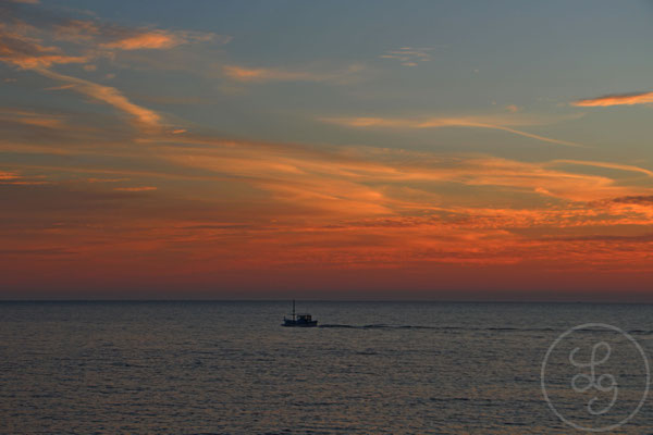 Au coucher de soleil - vers Marseille, Décembre 2018