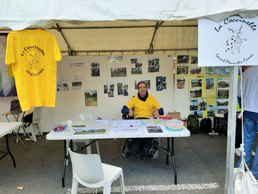 le stand  avec Leonel