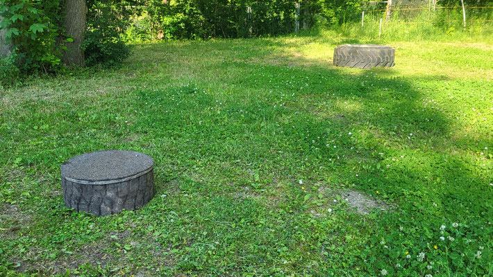 kleine und große Podeste