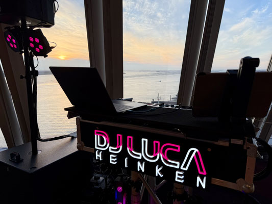 Professionelles DJ Setup von Luca Heinken für Hochzeit oder Event