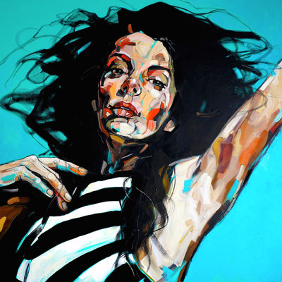 VERANO AZUL 100x100cm, 2015