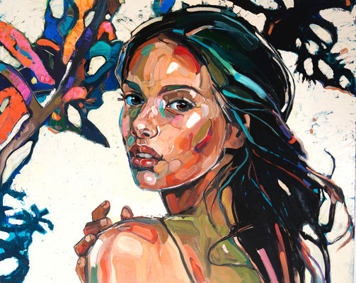 TANGALLE series, 120x150cm, oil on canvas