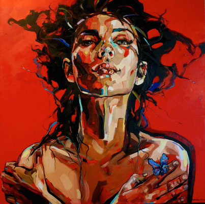 PROMISES I 150x150cm, 2016