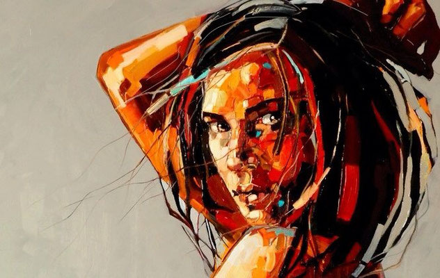 elements series-fire 81x100cm