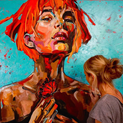BUTTERFLY 120x120cm, 2016