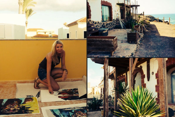 studio, work in progress, El Cotillo 2013