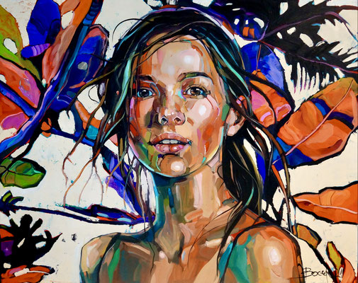 TANGALLE series, 120x150cm, oil on canvas