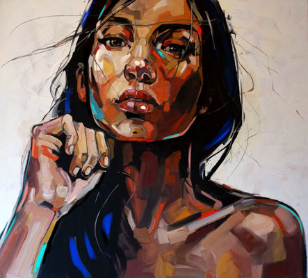 MAOKONG series 100x110cm, oil on canvas