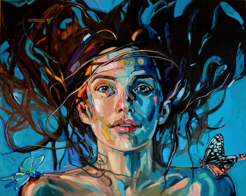 NOCTURNE 120x150cm, oil on canvas