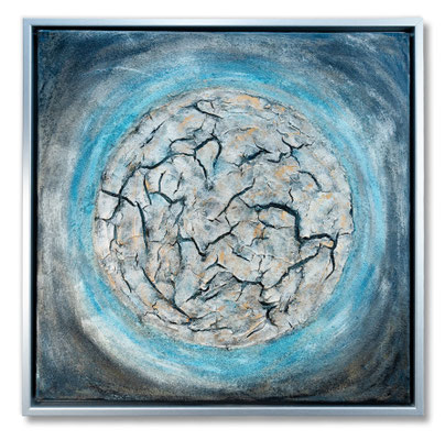 Rotondo I  55 x 55  Acryl/Struktur