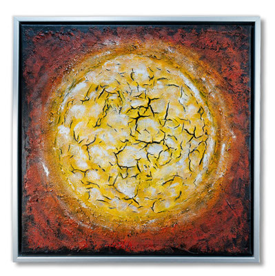 Rotondo III  55 x 55 Acryl/Struktur