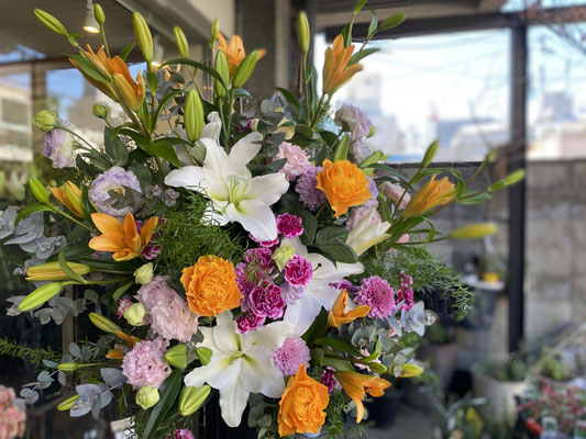 スタンド花１段
