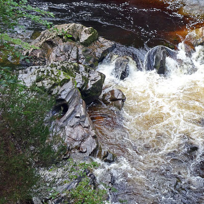 „River Findhorn, Schottland“, Fotografie