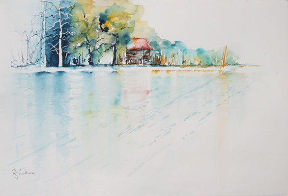 „Thumsee“, Aquarell