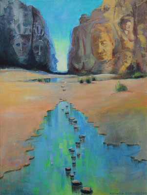 „La Calobra“, Acryl auf Leinwand, 80 x 60 cm