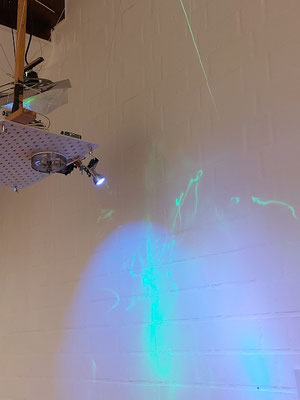 Licht-Installation von Johann Wagner