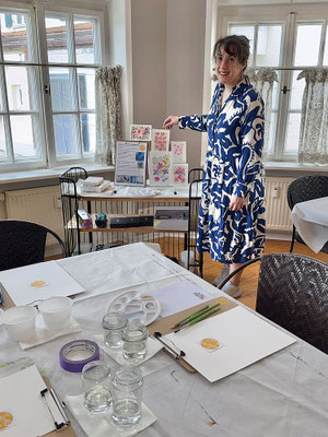 Workshop Watercolor Florals mit Enila
