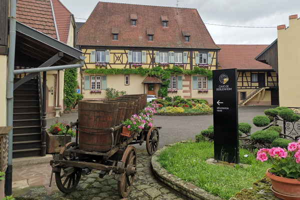 Die Winzereigenossenschaft ist im ehemaligen Schloss beheimatet