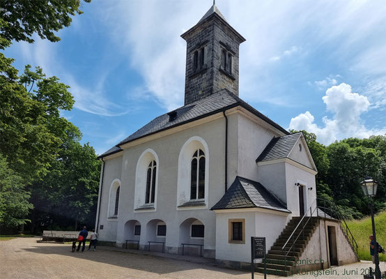 Die ehemalige Garnisonskirche. Eine erste Kapelle stand hier jedoch schon 1200.